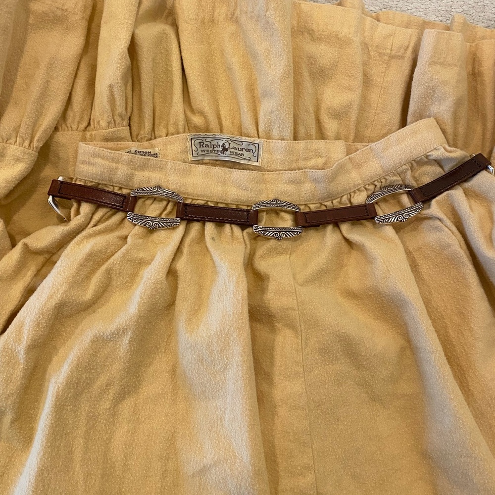 RARE 1970’s Ralph Lauren Western Wear Skirt - Picture 3 of 10